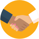 Negócio e troca de conhecimento